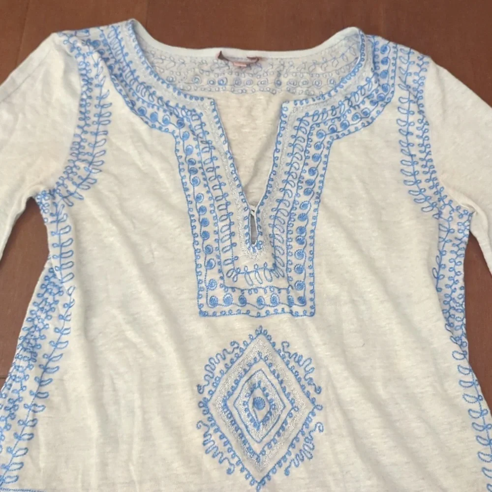 NWOT CALYPSO  Tunic Top Boho Beautiful - Picture 2 of 6
